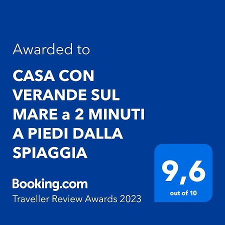 Casa Con Verande Sul Mare A 2 Minuti A Piedi Dalla Spiaggia Custonaci Ngoại thất bức ảnh